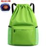 Bolsa de baloncesto ligera de tela Oxford, bolsa de fútbol para mujer, gran capacidad, para deportes secos y húmedos, con cordón para el hombro, con estampado de lunares