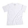 Camiseta de manga corta transpirable de algodón 100% calidad japonesa, hilado al aire, 225 g/m², color liso blanco puro, para hombre y mujer, básica holgada