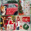 Pegatinas Magnéticas para Coche de Navidad Juego de Pegatinas Magnéticas Impermeables y Resistentes al Sol Puerta de Garaje Metálica Refrigerador Ventana Pegatinas de Decoración Festiva