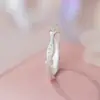 Anillo de Plata de Ley S999 Pez Lindo Pequeño para Mujer Lujo Ligero Ins Personalidad Artística Dulce Nicho Estilo Fresco Joyería Dropshipping