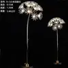 Accesorios de Boda Hierro Electrochapado Flor de Mijo Luces LED para Camino Diseño de Escena de Salón de Bodas Hotel Baile Boda Diseño