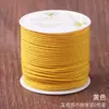 Cordão de colar de fio de algodão trançado à mão estilo Xizang, cordão para pingente não elástico, atacado, fio colorido, material de corda para artesanato