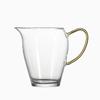 Taza de Feria de Té de Vidrio al por Mayor Vidrio Resistente al Calor Vidrio de Alto Borosilicato Juego de Té de Vidrio Japonés Taza Uniforme Separador de Té