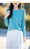 Camiseta Base de Punto de Algodón Puro con Cuello en V Anti-Pilling para Mujer, Nuevo Suéter Interior Suave y Acogedor, Top de Moda Versátil Holgado