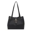Bolsa de Mão Feminina Elegante de Alta Qualidade para Outono e Inverno, Bolsa de Ombro, Bolsa Tote, Bolsa Grande de Alta Capacidade para o Dia a Dia de Estudantes Universitários