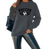Suéter de punto de otoño para mujer europeo y americano transfronterizo cuello redondo manga larga mujer SOCCER estampado de leopardo estampado de corazón cuello redondo cuello