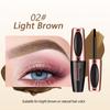 Explosiones transfronterizas QICIY Crema para teñir cejas de 3 colores al estilo coreano Comercio exterior Pegamento para cejas duradero y antidesgarro Líquido para teñir cejas