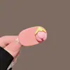 Presilha de Cabelo Flor Orquídea Borboleta Atmosfera Super Feérica para Mulheres, Presilha Lateral Bico de Pato Estilo Floresta, Acessório Estilo Feriado para Penteado no Topo da Cabeça