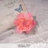 Cabeça de Camélia Flor Simulada Adereço de Cabeça Guirlanda DIY Feita à Mão Acessórios Decoração de Vestido de Casamento Floral Retrô Flores Artificiais Venda por Atacado