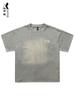 Camiseta de algodão pesada Xiyue 280g manga curta masculina verão 2024 nova solta plus size masculina camiseta básica lavada