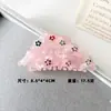 Nuevo Clip de Pinza para Cabello de Diamante de Color Mágico Ji Sirena Ácido Acético Pinza de Garra Rhinestone de Industria Pesada Elegante Pinza para el Cabello Clip de Tiburón Simple para Mujer Accesorios para el Cabello