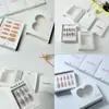 Caja de Empaque para Uñas Portátiles Caja Transparente Personalizada para Manicura Caja Abatible Caja de Papel para Chips de Manicura Caja de Regalo Personalizada Personalización