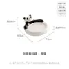 Plato Creativo de Cerámica con Forma de Animal de Dibujos Animados para Condimentos Plato Casero Plato para Condimentos Plato Pequeño para Salsa de Soja Vinagre Plato para Salsa de Hot Pot