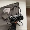 Bolso de Lunares de Nicho Estilo Coreano para Mujer, Nuevo Modelo Primavera 2026, Bolso Cruzado Mini Exquisito, Bolso de Mano Moderno, Bolso Cilíndrico