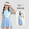 Traje de Banho Infantil Happy Yuan Sal Marinho Fresco Vestido de Peça Única para Menina com Cores Contrastantes e Zíper nas Costas, Traje de Banho Conservador para Férias na Praia