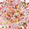 Accesorios para uñas con pequeñas flores de resina, populares para comercio exterior, 6 mm, mini flores frescas pastorales, paquete de material para decoración de uñas DIY
