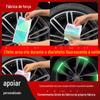 Adesivos reflexivos de roda de carro personalizados Criativo Adesivos de advertência de pneu de motocicleta de carro arco-íris decoração luminosa adesivos de carro