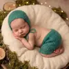 Ropa de estilo elfo tejida a mano con mohair para fotografía infantil, de punto para fotos de bebé, nueva, transfronteriza