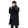 Invierno 2023 Nuevo Talla Grande Hombres Estilo Coreano Casual Moda Versátil Cálido Abrigo de Algodón, Longitud Media, Sin Mangas