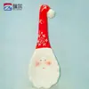 Fornecedores de Natal colher de boneco de neve terra branca pintada à mão suporte para colher de sopa suporte para colher de cerâmica artesanato de cerâmica atacado