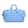 Separación Seco y Húmedo Bolsa Deportiva de Viaje Tela de Nailon Ultraligera Gran Capacidad Bolsa de Gimnasio Compartimento Independiente para Zapatos Bolsa de Equipaje