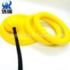 Bola de espuma de injeção de EVA laranja para animais de estimação, brinquedo Frisbee amarelo para mordida de cachorro, bola de massagem em formato especial, moldagem por extrusão