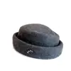 Colgante de Hoja de Sauce Estilo Chino Boina de Forma Especial Sombrero de Fieltro de Lana Australiana para Mujer Otoño e Invierno Sombrero de Pintor Retro Británico Sombrero de Aeromoza
