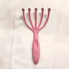 Masajeador de cabeza de cinco garras con terapia de cabeza de bola rodante, peine de cinco dientes para el cuero cabelludo, rascado para aliviar la picazón, descomprimir y relajar, no extrae el alma