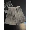 Shorts Hawaianos Tie-Dye Rojos para Hombre, Pantalones de Playa Retro Americanos de Verano, Diseño de Estilo Étnico, Pantalones de Cinco Puntos