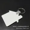Chaveiro em branco para transferência de calor chaveiro de madeira para sublimação etiqueta de chaveiro de madeira MDF imprimível etiqueta de chaveiro para sublimação