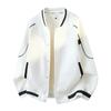 Chaqueta de Algodón Holgada Otoño e Invierno Estudiantes de Secundaria Atractiva Chaqueta tipo Uniforme de Béisbol Forro Polar Juvenil Niños Grandes Ropa de Hombre