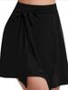 En Stock Falda Pantalón de Verano para Mujer Más Vendida Europea y Americana Falda Corta Antiexposición con Forro Bolsillo Media Falda Falda Pantalón de Yoga