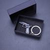 Mini arma para comer frango P90 UZI P18C MG3 1911 chaveiro de liga metálica modelo de arma de metal brinquedo