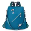 Mochila Bordada Nova Transfronteiriça Mochila de Tecido Oxford Mochila Casual Simples Estilo Étnico Feminina Bolsa de Viagem Atacado