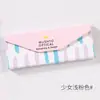 Atacado personalizado masculino e feminino estudante Coreia do Sul pequeno fresco fofo personalidade criativa portátil dobrável triângulo caixa de óculos fabricantes