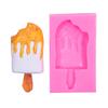 Molde de Silicone com Formato de Picolé de Sorvete para Fondant, Moldes para Assar, Gelatina, Pudim, Decoração de Bolo de Chocolate