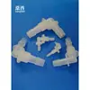 Perforador de pared, perforador de tablero, codo pagoda perforador de tablero, conector de manguera de plástico bidireccional, unión de tubería de agua enchufable