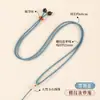 Cordón de collar ajustable hecho a mano, Correa para teléfono de alta gama resistente al desgaste, Lanyard con colgante de jade