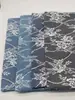 Tela de Encaje y Mezclilla Compuesta Lavada Tie-Dye para Ropa, Faldas y Bolsos para Manualidades DIY, Venta Directa de Fabricante de Telas de Alta Gama