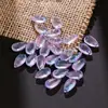 Grampo de Cabelo Estilo Antigo Acessórios de Joias DIY 8X14 Gradiente Esmaltado Pétalas Gota d'Água Passo Balanço Acessórios de Cabelo Material Pingente de Cristal