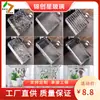 Fabricantes de Tijolo de Vidro Oco Quadrado Transparente Cor Tijolo de Vidro Sólido Hot Melt Tijolo de Cristal Fosco Parede Divisória de Varanda