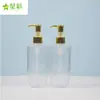 Nuevo Producto Botella Plana de 200 ml con Rayas Verticales, Loción Corporal de Forma Especial, Champú, Gel de Ducha, Botella de Plástico Específica para Hoteles de Alta Gama