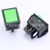 Interruptor tipo alavanca KCD4 verde três posições certificado ETL padrão EUA seis pinos 30A alta corrente interruptor de controle para máquina de solda