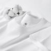 Camiseta Hombre Algodón Puro Pesado Manga Corta 230g Top Interior Ropa de Pareja Camiseta Básica Color Puro Verano Hombre Holgada
