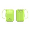 Fuente de alimentación móvil con cable mini compacta portátil carga rápida power bank 20000 mA gran capacidad personalización