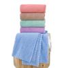 Toalla de Terciopelo Coral de Color Sólido Absorbente Toalla Facial Hogar Espesada Toalla de Baño Toalla de Playa Toalla Transfronteriza