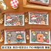 Porta-moedas Capivara com chaveiro, uma mini bolsa de armazenamento portátil de PVC fofa e estilosa, perfeita como um pequeno presente para estudantes