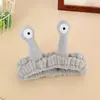 Diadema de Peluche de Caracol con Tentáculos Grandes, Linda Diadema para Lavarse la Cara y Maquillaje, Accesorio para el Cabello 3D