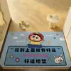 Felpudo de Entrada Crayon Shin-Chan, Felpudo de Bucle de Seda Antideslizante para Puerta, Entrada, Felpudo Personalizable, Felpudo de Entrada