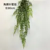 Plantas Verdes Penduradas na Parede Planta-Aranha Flores Artificiais Plantas Verdes Pendentes Samambaias Tubos de Parede Decoração de Teto Folhas de Samambaia Cipós